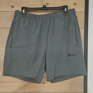 NOBULL Sage Green Men's Athletic Training Shorts 8" Size Large
